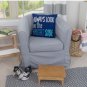 IKEA Ektorp TULLSTA Armchair SLIPCOVER Chair Cover NORDVALLA MEDIUM GRAY Grey