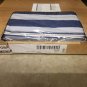 IKEA Ektorp Free-Standing Chaise COVER Slipcover ABYN BLUE White Stripes Ã…byn
