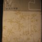 IKEA Alvine Blad KING Floral DUVET COVER Set Yellow Gold Satin COTTON