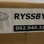 IKEA Ryssby BLACK Wooden STOOL Chair Footstool Solid Wood Scandinavian Country Swedish Xmas