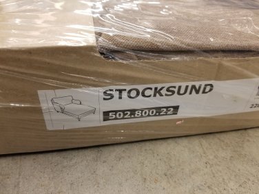 IKEA Stocksund Chaise Longue SLIPCOVER Cover LJUNGEN BEIGE Velvet