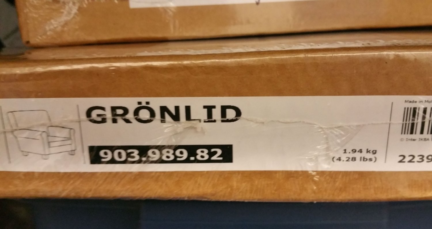 IKEA Gronlid Armchair SLIPCOVER Chair Cover Ljungen Dark Red Velvet