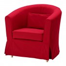 IKEA Ektorp TULLSTA Armchair SLIPCOVER Chair Cover IDEMO RED Bezug