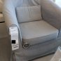 IKEA Ektorp TULLSTA Armchair SLIPCOVER Chair Cover NORDVALLA MEDIUM GRAY Grey