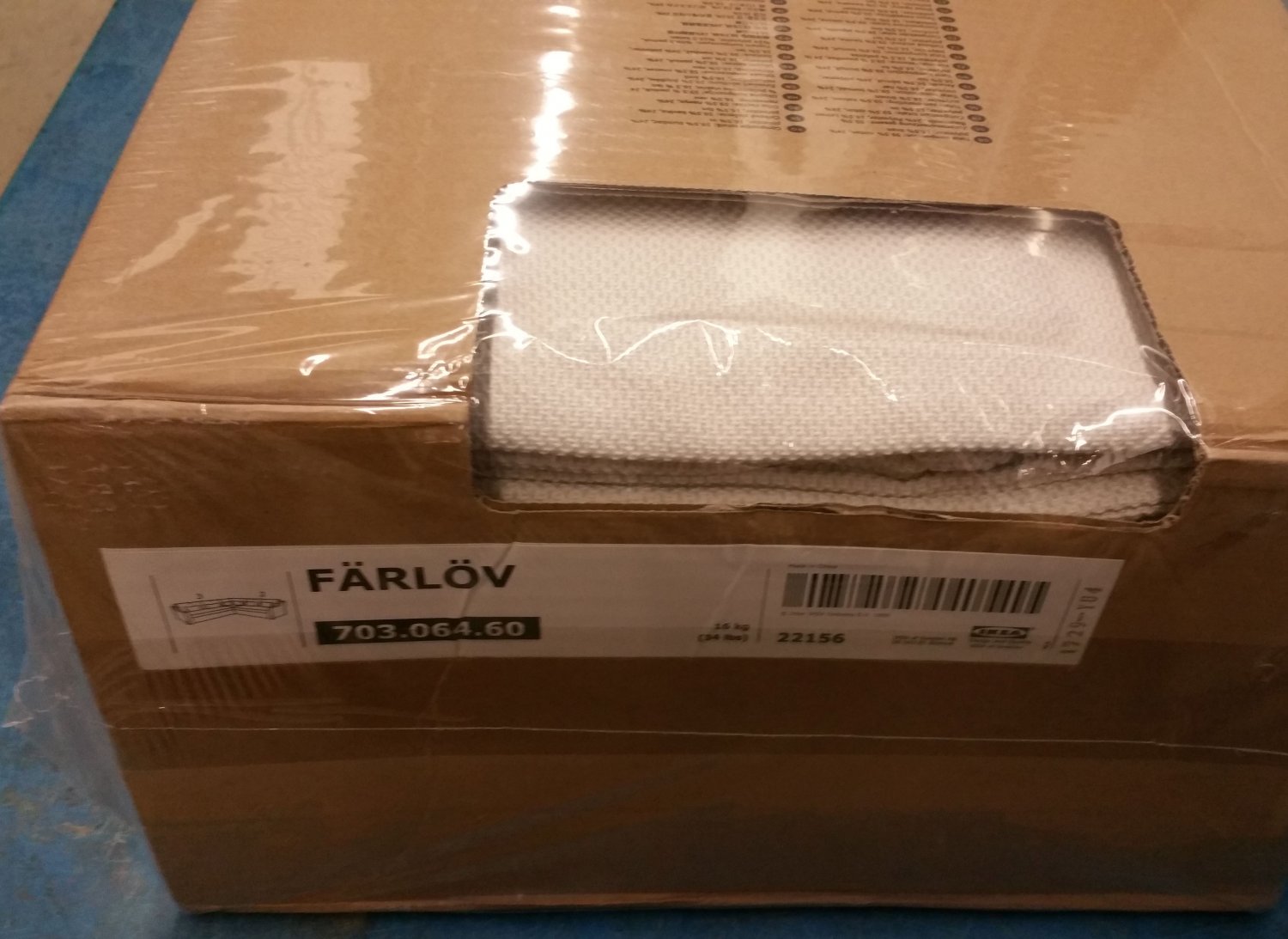 IKEA Farlov 5 Seat Left Sectional Sofa SLIPCOVER 3+2 corner Cover