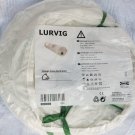 IKEA Lurvig Cat Dog PLAY TUNNEL Tent Pet Hiding Place White Animal Bastis green