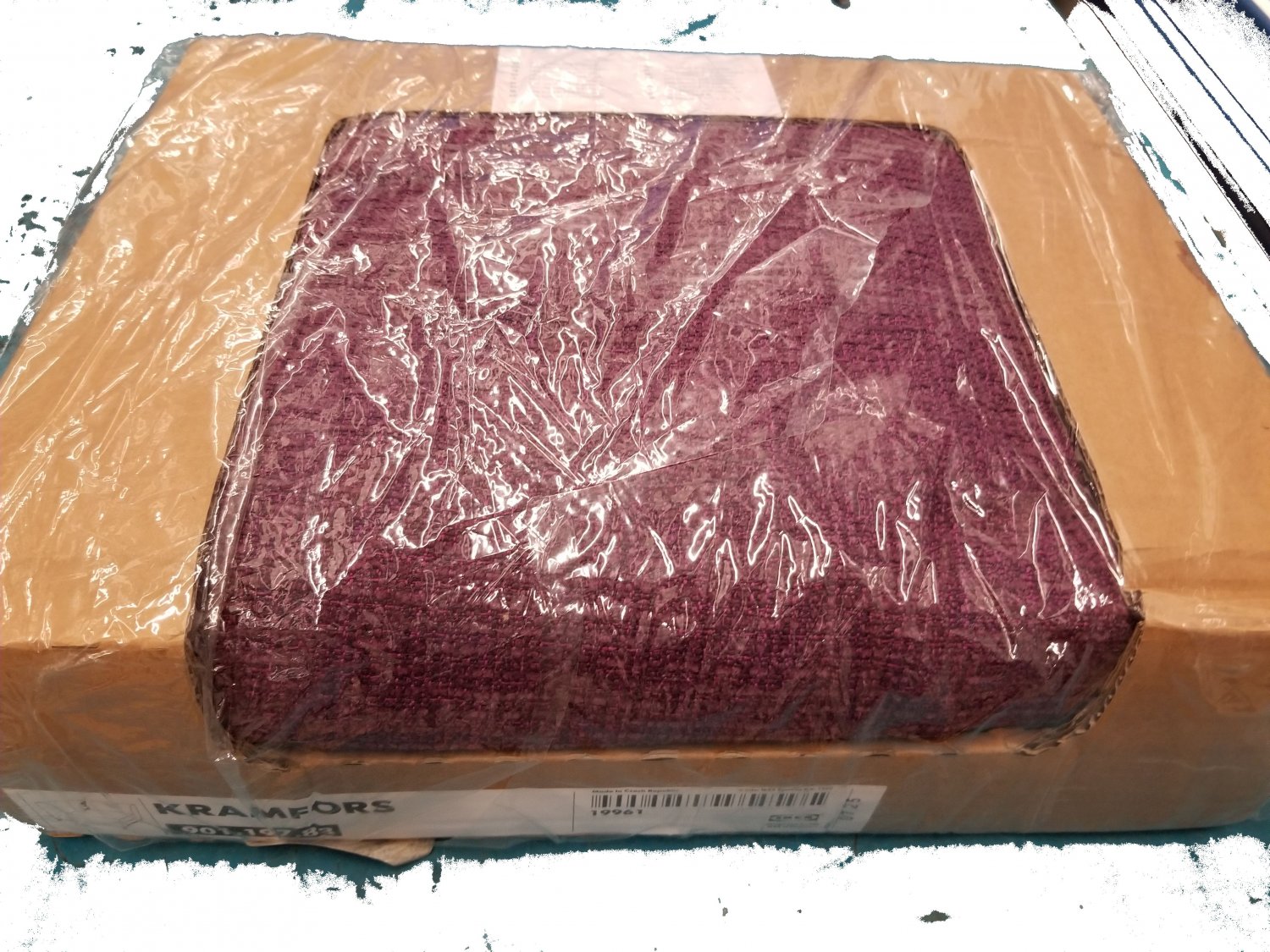 IKEA Kramfors Corner Section SLIPCOVER Cover MYRBY DARK LILAC Purple