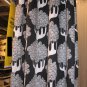 IKEA Kajsamia CURTAINS Drapes 2 Panels BLACK Eyelet Header 98" trees