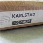 IKEA Karlstad Footstool Ottoman SLIPCOVER Cover LINDO Beige LindÃ¶ Linen Blend MCM