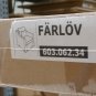 IKEA Farlov Armchair SLIPCOVER Chair Cover Djuparp Dark Gray FÄRLÖV Velvet grey