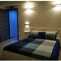 IKEA Brunkrissla KING Duvet COVER Pillowcases Set BLUE Gray Plaid Check Mondrian Color Block