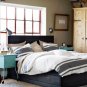 IKEA Bjornloka KING Duvet COVER Set BLACK GRAY White Yarn Dyed SOFT Grey BJÖRNLOKA