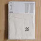 IKEA Aina Curtains Drapes WHITE Off-White LINEN Flax 98" Long