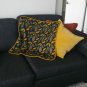 IKEA Beata LEAF Pillow Cover EURO Sham 26 x 26 Leaves Yellow Green Brown