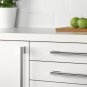 IKEA Vinna Drawer HANDLES Cabinet Pulls Stainless Steel 14" Modern Mikael Warnhammar