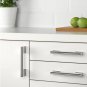 IKEA Vinna Drawer HANDLES Cabinet Pulls Stainless Steel 6" Modern Mikael Warnhammar