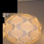 IKEA Fillsta White PENDANT LAMP Ceiling Light MODERN Art Chandelier MCM Jensen Atomic Mod Round BNIB