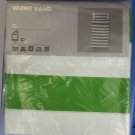 IKEA Varmt Rand TWIN Single Duvet COVER and Pillowcase Set GREEN WHITE Cabana Stripes