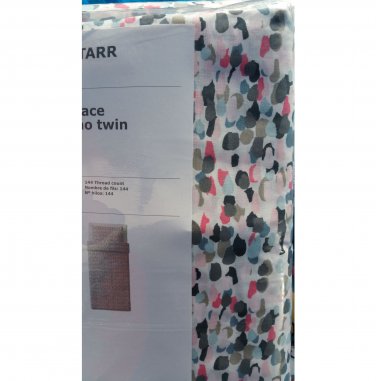 IKEA Smastarr Twin Single Duvet COVER and Pillowcase Set SM&Atilde;�STARR Multicolor Spring