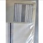 IKEA Estrid CURTAINS Drapes 2 Panels Beige Blue Gray Stripes Cotton 98" Grommet Eyelet Top