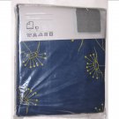 IKEA Beata Blom Blue Chartreuse KING Duvet COVER and Pillowcases Set RETRO Floral