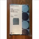 IKEA Krokuslilja Blue Green KING Duvet COVER Pillowcases Set Dots Circles Stripes Retro 60s Modern