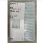 IKEA Bergpalm KING Duvet COVER and Pillowcases Set STRIPES Green White Yarn Dyed