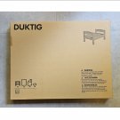 IKEA Duktig Doll Bed with bedlinen set WOODEN Pine plaid multicolor bedding