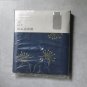 IKEA Beata Blom Blue Chartreuse TWIN Single Duvet COVER and Pillowcase Set RETRO Floral