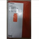 IKEA Dvala TWIN Single Duvet COVER and Pillowcase Set ORANGE Cotton Fall Autumn Halloween