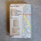 IKEA PS 2014 Queen Full Duvet COVER and Pillowcases Set Modern Geometric Beige Orange Aqua Double