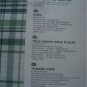 IKEA Snarjmara King DUVET COVER Set Green PLAID SNÄRJMÅRA Yarn Dyed Soft