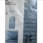 IKEA Nattjasmin TWIN Duvet COVER and Pillowcase Set BLUE Sateen Woven tone on tone stripe