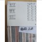 IKEA Bergskrabba Drapes CURTAINS Gray Red Natural White STRIPES 2 Panels Linen Blend Grey