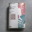 IKEA Skogsfibbla KING Duvet COVER and Pillowcases Set TROPICAL Jungle Floral Print Miami Havana