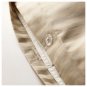 IKEA Nattjasmin TWIN Duvet COVER and Pillowcase Set BEIGE Sateen Woven tone on tone