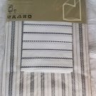 IKEA Tyra Blad TWIN Duvet Cover and Pillowcase Set Blue White Tiny Leaves STRIPES Kazuyo Nomura