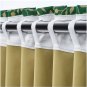 IKEA Blabarsmott CURTAINS Drapes 2 Panels Green Leaf 98" Black Out Privacy Room Darkening