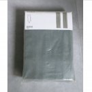 IKEA Sanela CURTAINS Drapes 2 Panels GRAY-GREEN 98" Gray Green w Grommets BLACK OUT