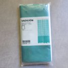 IKEA Vadsjon Fabric SHOWER Curtain TURQUOISE Green Stripe VADSJÖN Retro