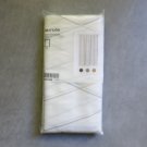 IKEA  Bastsjon Fabric SHOWER Curtain White Gray Beige BASTSJÖN Paulin Machado