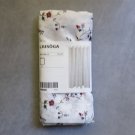 IKEA Ljusoga FABRIC SHOWER CURTAIN Multicolor White Floral LJUSÖGA Scandinavian Country