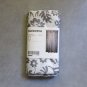 IKEA Blekviva SHOWER CURTAIN Gray White Floral FABRIC 71in