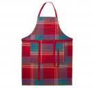 IKEA Snokul Chef's Baker's BIB APRON Red Green Blue Plaid Snökul Xmas BBQ Adult