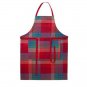 IKEA Snokul Chef's Baker's BIB APRON Red Green Blue Plaid Sn&Atilde;&para;kul Xmas BBQ Adult