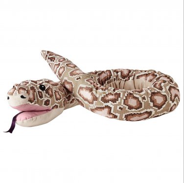 IKEA Djungelskog SNAKE Python LARGE 67" Soft Plush Safari Toy NWT Glove Puppet p