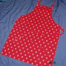 IKEA Alfrede ADULT Chef's Baker's BIB APRON Red White Xmas