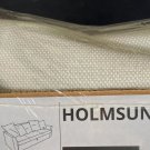 IKEA Holmsund 3 Seat Sofa Bed SLIPCOVER ORRSTA LIGHT WHITE GRAY Cover for sleeper sofa white-gray
