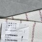 IKEA Vinterfest PLACEMAT SET of 4 White with Red Blue embroidered stripes tassels
