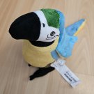 IKEA Onskad PARROT Macaw Soft Plush Toy ÖNSKAD Blue Bird BNWT discontinued